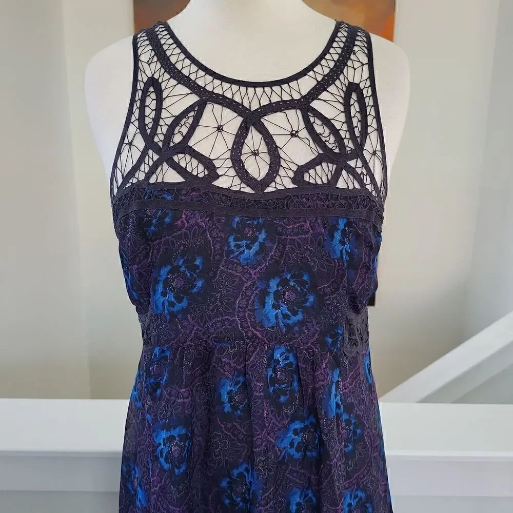 Free People High Low Lace Trim Dress - Picture 2 of 6